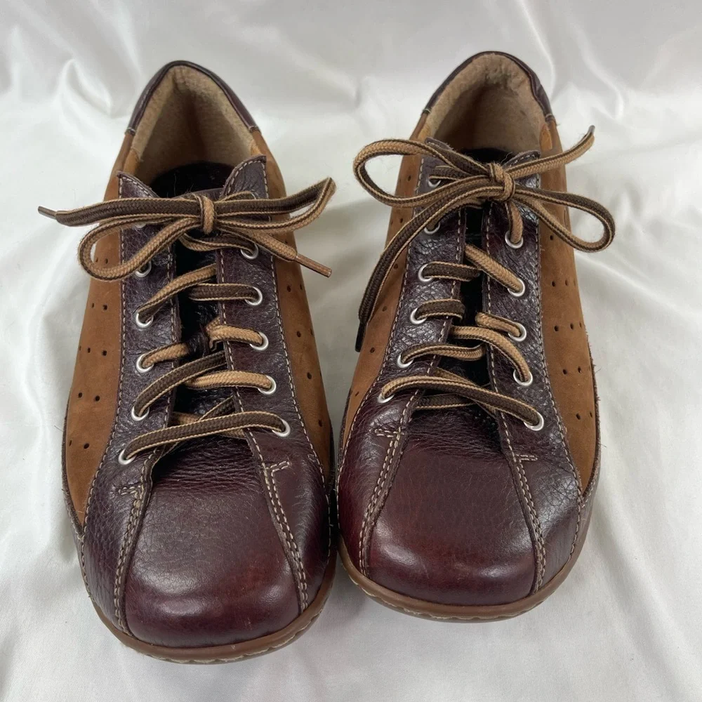 ⭐️ Børn Hawkeye two-tone leather and suede oxford sneakers